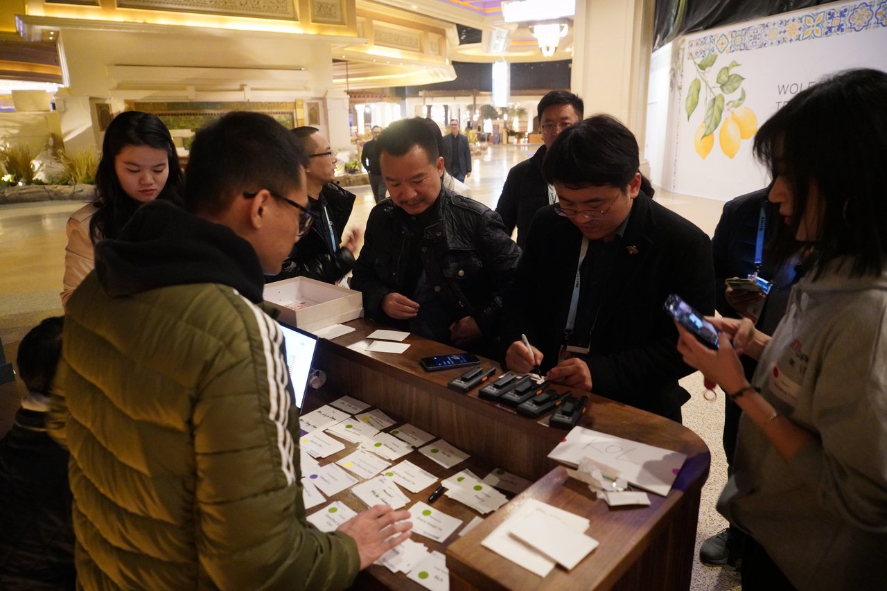 Guests check in at GCSx CES 2024