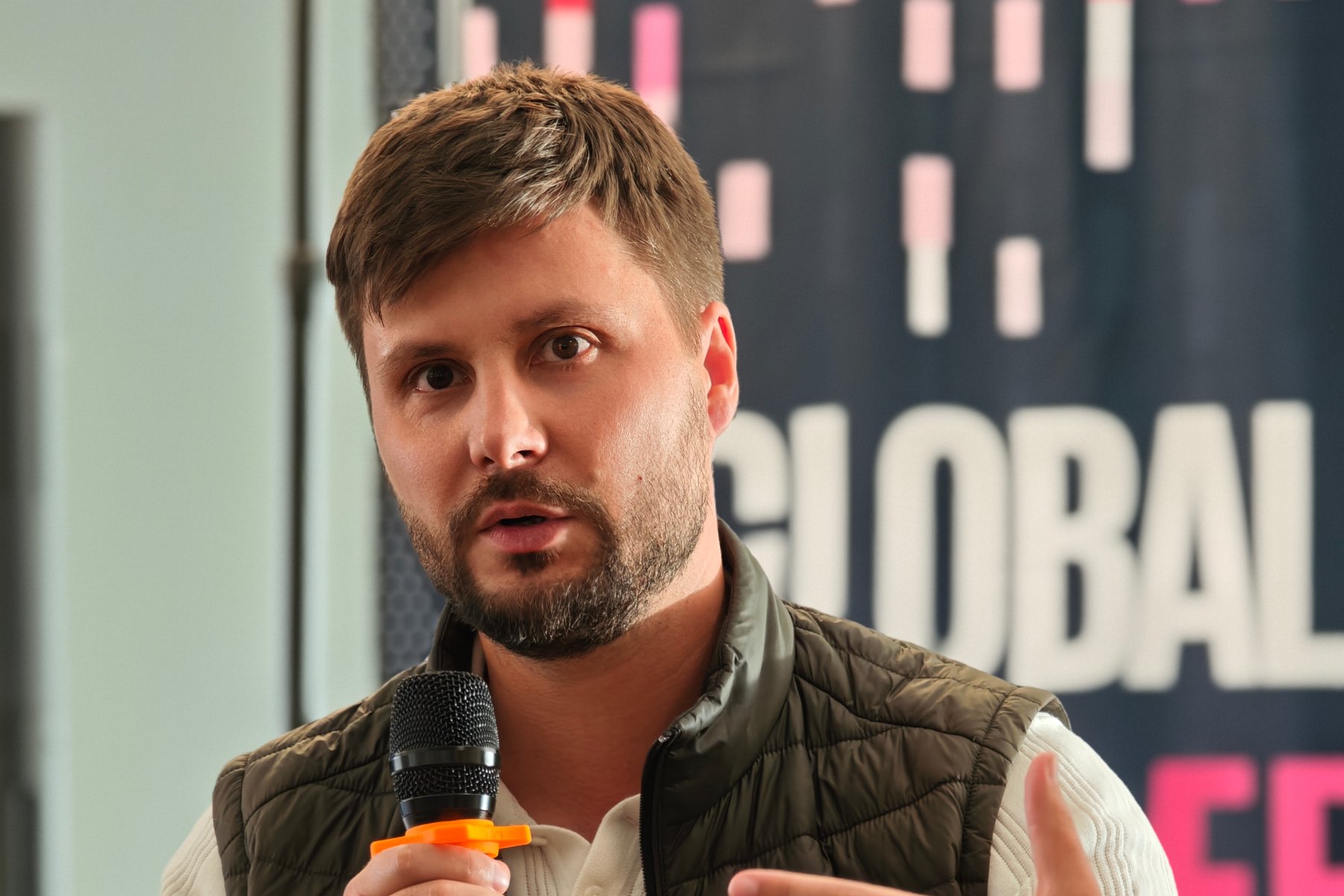 A panelist on building for global markets from day one