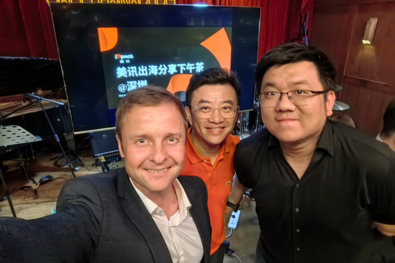 At the GCSx Shenzhen backdrop